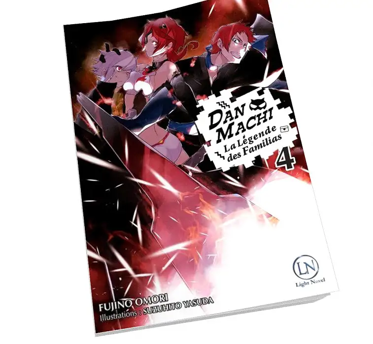 DanMachi La Légende des Familias Tome 4 light novel en abonnement