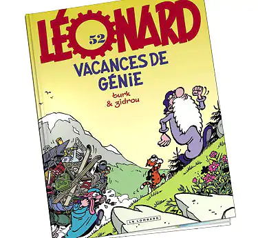 Léonard le génie Collection BD Léonard Tome 52 - Vacances de Génie