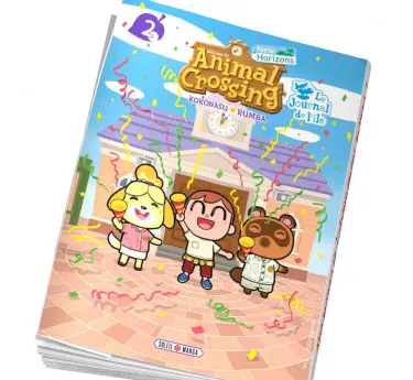 Animal Crossing New Horizons Le Journal de l'île Manga enfant Animal Crossing Tome 2