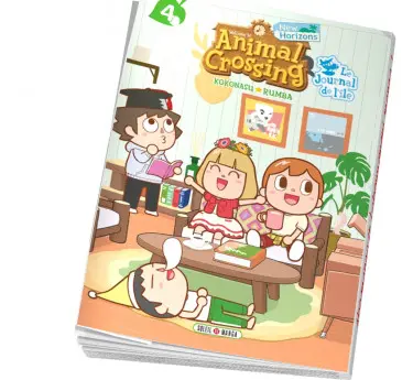 Animal Crossing New Horizons Le Journal de l'île Box manga Animal Crossing Tome 4