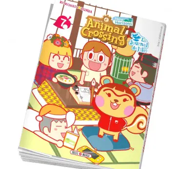 Animal Crossing New Horizons Le Journal de l'île Manga enfant Animal Crossing Tome 7 en box mensuelle