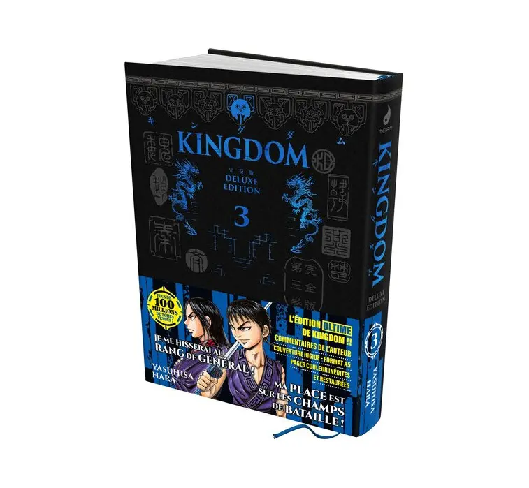KINGDOM Deluxe Edition Tome 3 en box manga mensuelle