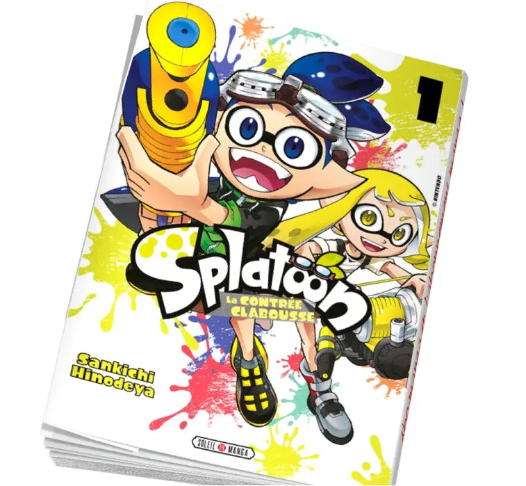 Cadeau manga enfant Splatoon La Contrée Clabousse Tome 1