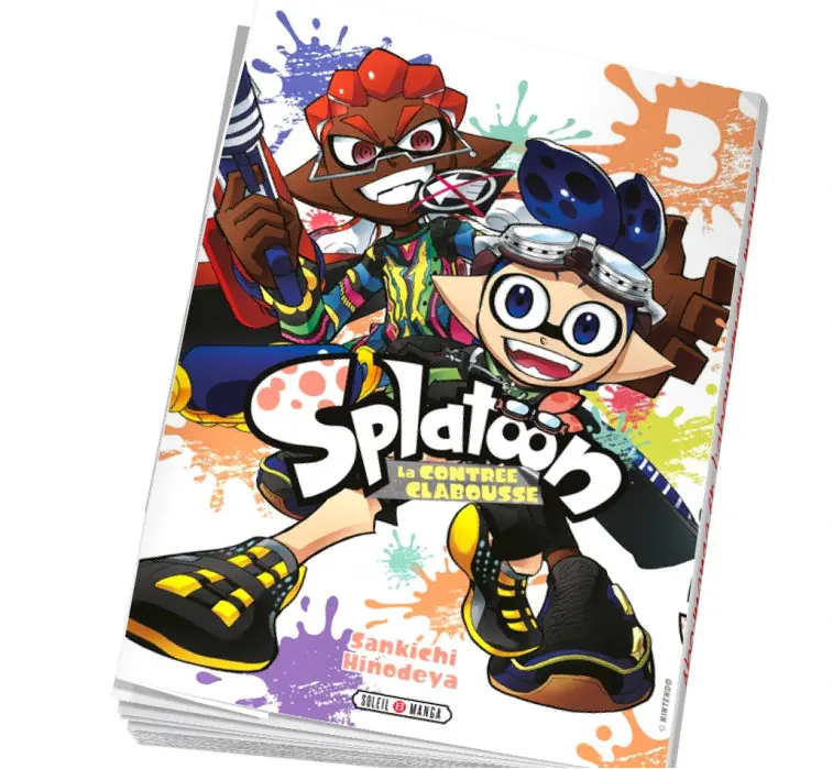 Manga enfant Splatoon La Contrée Clabousse Tome 3