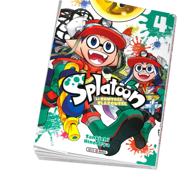 Idée manga enfant Splatoon La Contrée Clabousse Tome 4
