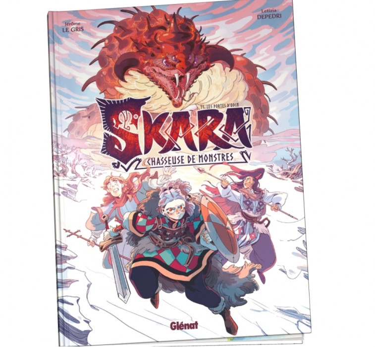 Couverture Skara, chasseuse de monstres Tome 1 - Jérôme Le Gris et Letizia Depedri - Glénat