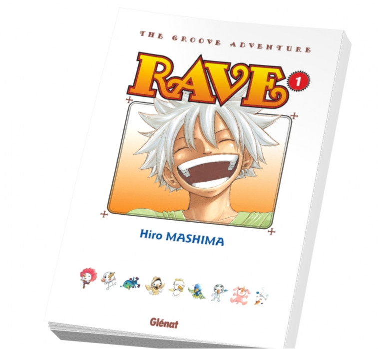 Couverture Rave Édition originale Tome 1 - Hiro Mashima - Glénat