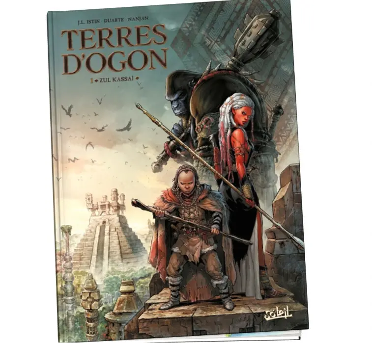 Couverture Terres d'Ogon Tome 1 - BD Fantasy Aquilon