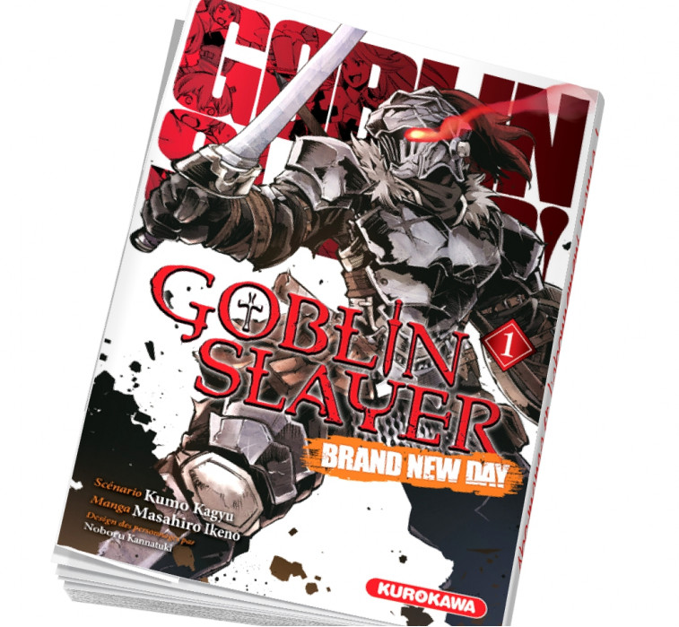 Couverture Goblin Slayer Brand New Day tome 1 · Kumo Kagyu et Masahiro Ikeno · Kurokawa