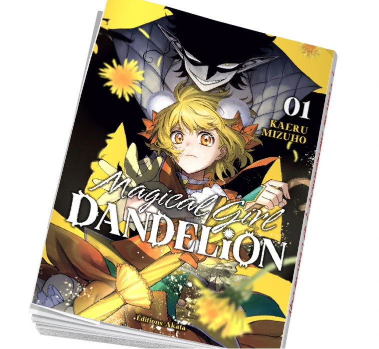 Couverture Magical Girl Dandelion Tome 1 - Kaeru Mizuho - Éditions Akata
