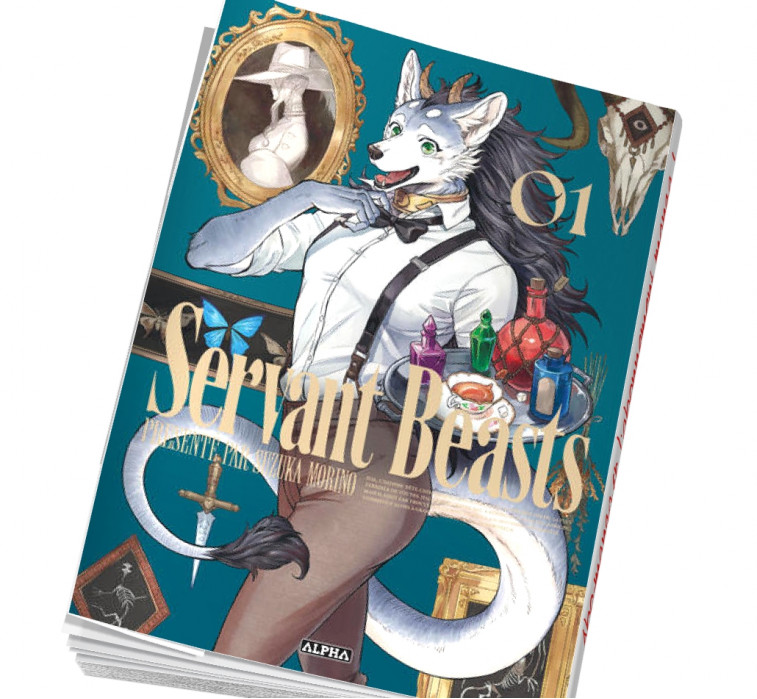 Couverture Servant Beasts Tome 1, Suzuka Morino, Vega-Dupuis collection Alpha