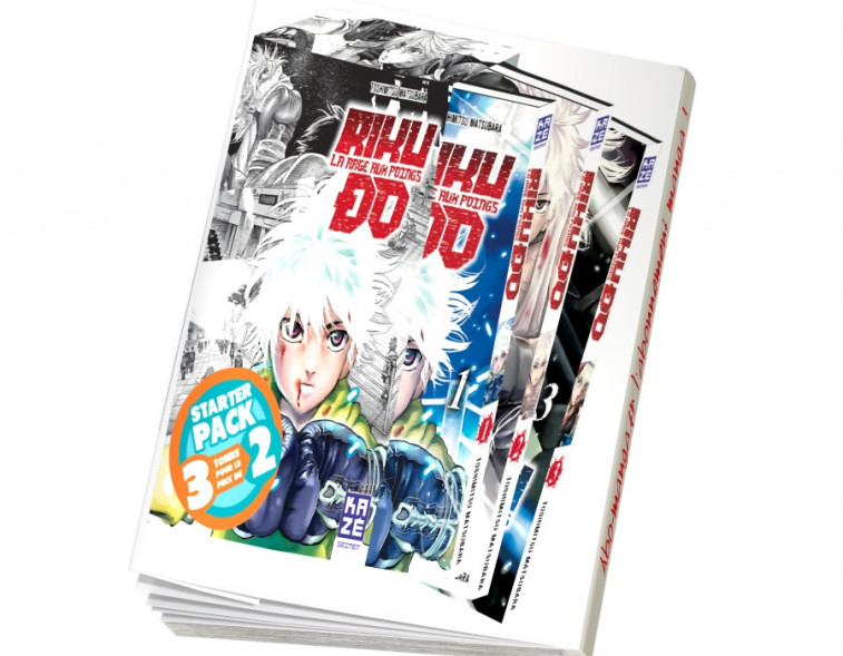 Abonnement Riku-do - Starter Pack tome 1 à tome 3 Abonnement Riku-do - Starter Pack tome 1 à tome 3