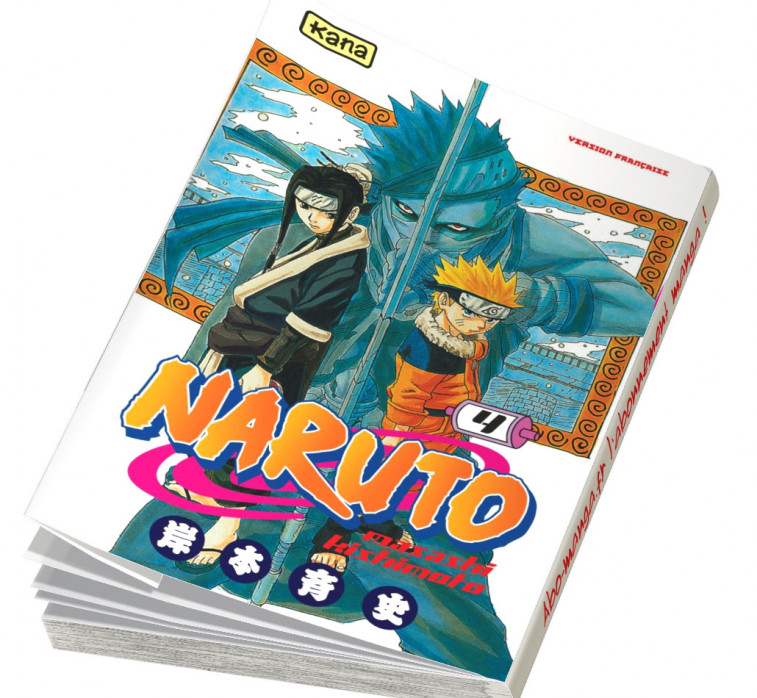 Naruto tome 4 manga en abonnement