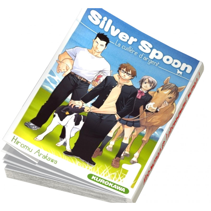 Here Comes The Silver Spoon Manga Silver Spoon T01 Gagnez du temps avec l’abonnement manga