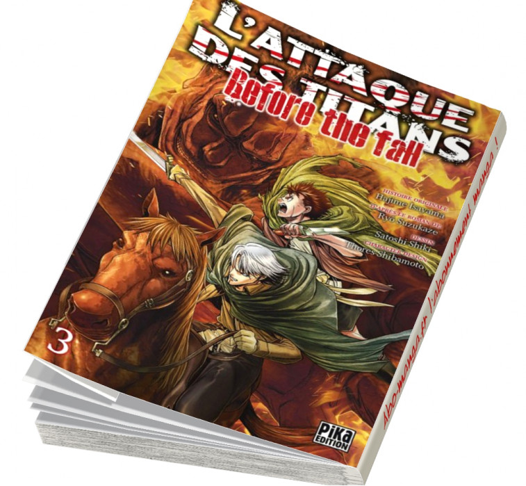  Abonnement L'Attaque des Titans - Before the Fall tome 3