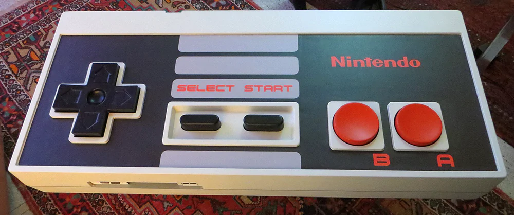 NES table 10up Deluxe vue dessus