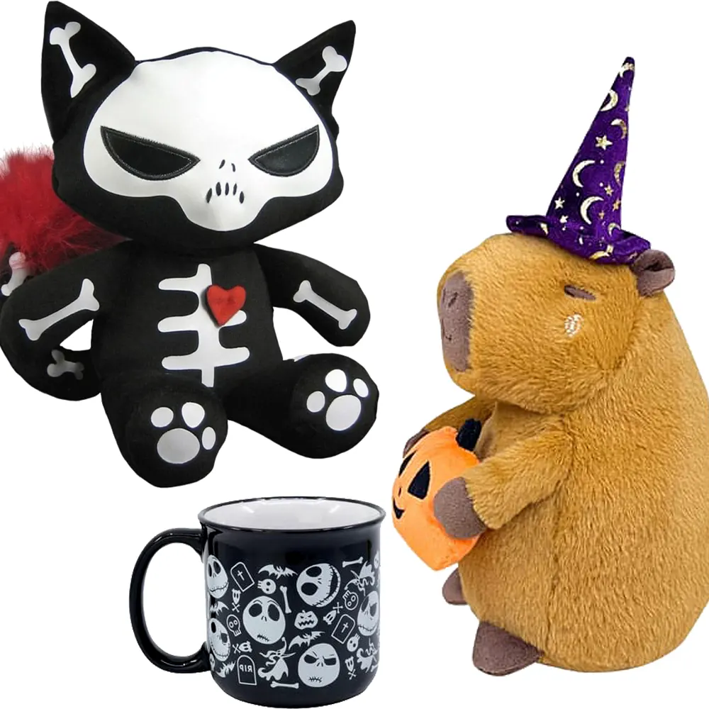 Goodies manga : mug, gourde et peluche sous licence