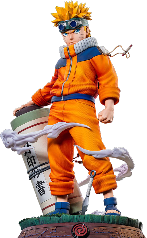 Détail statuette Naruto 40cm