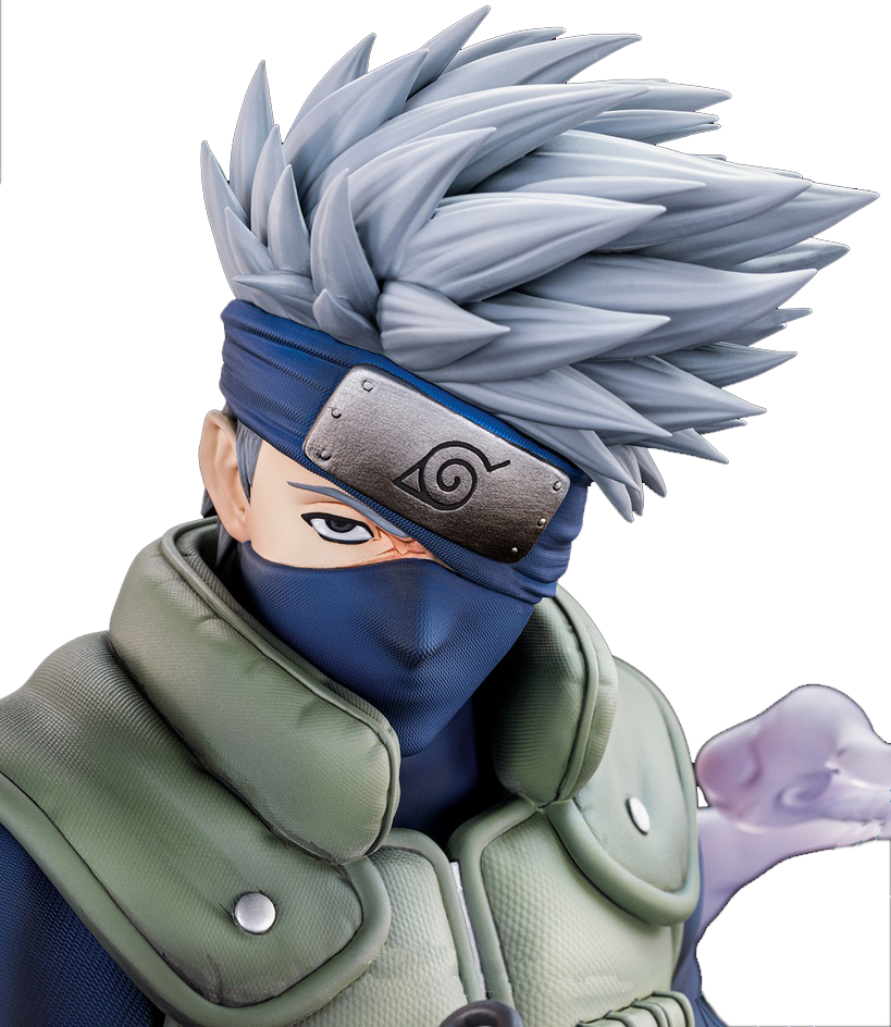 détail peinture Figurine Kakashi statuette BIJUtsu Tsume