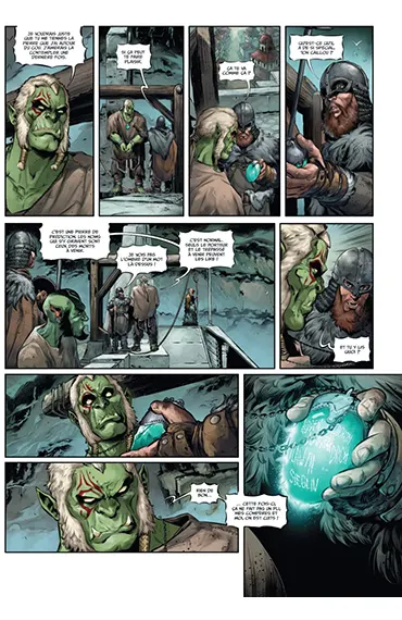 Les Terres d'Arran Elfes - extrait de planche 3