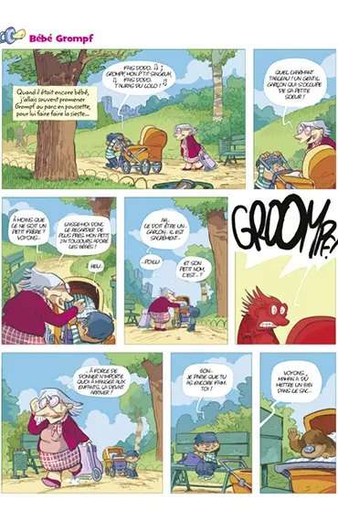 Extrait Mon ami Grompf BD humour