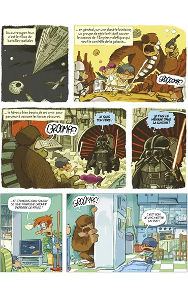 Extrait Mon ami Grompf BD humour