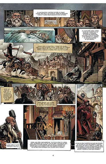 Les Terres d'Arran Nains - extrait de planche 3