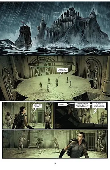 Extrait de planche de la BD Les Terres d'Arran Mages