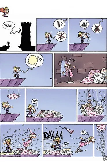 Game Over, gag visuel avec les Blorks, extrait 2