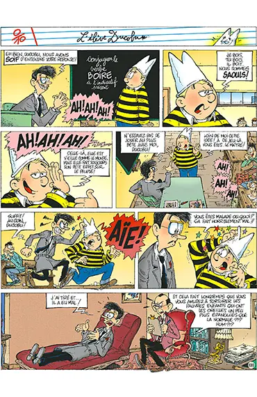 Extrait BD Ducobu -- M. Latouche, le professeur
