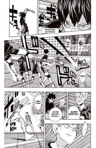 Haikyu Édition Smash - extrait 2 : une action de jeu à Karasuno