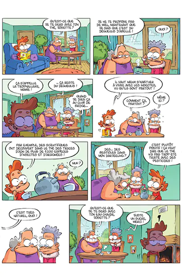 Scan extrait de Les insectes en BD tome 4, Abonnez-vous ! Découvrir un extrait de Les insectes en BD tome 4