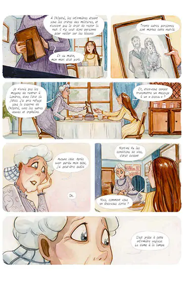 Scan extrait de Les enquêtes d'Enola Holmes tome 7, Abonnez-vous ! Découvrir un extrait de Les enquêtes d'Enola Holmes tome 7