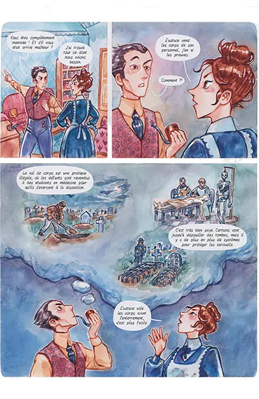 Scan extrait de Les enquêtes d'Enola Holmes tome 7, Abonnez-vous ! Découvrir un extrait de Les enquêtes d'Enola Holmes tome 7