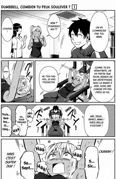 Scan extrait de Dumbbell tome 8, Abonnez-vous ! Découvrir un extrait de Dumbbell tome 8