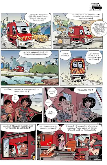 Scan extrait de Les pompiers tome 10, Abonnez-vous ! Découvrir un extrait de Les pompiers tome 10