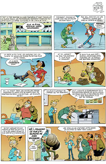 Scan extrait de Les profs tome 4, Abonnez-vous ! Découvrir un extrait de Les profs tome 4