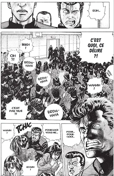 Scan extrait de Rokudenashi Blues tome 14, Abonnez-vous ! Découvrir un extrait de Rokudenashi Blues tome 14