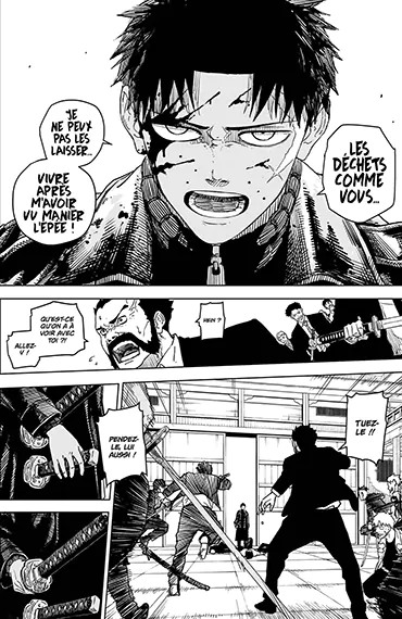 Scan extrait de Kagurabachi tome 2, Abonnez-vous ! Découvrir un extrait de Kagurabachi tome 2