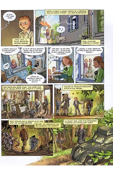 Extrait Les Enfants de la Resistance - planche 1