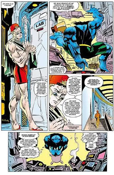 X-Men : L'Ère d'Apocalypse · planche de l'univers alternatif