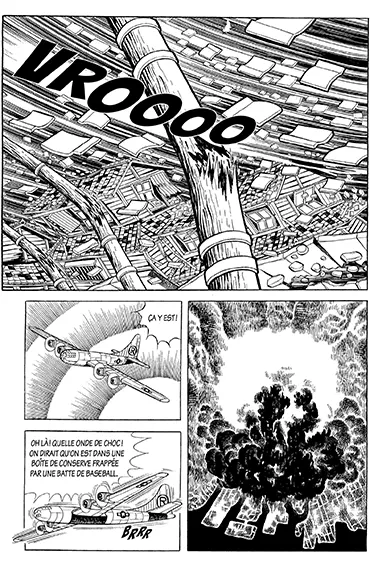 Gen aux pieds nus, planche extraite du manga de Keiji Nakazawa