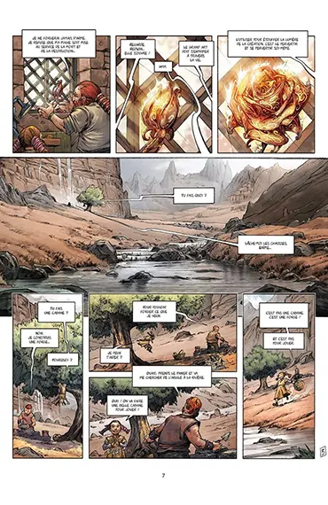 Extrait de planche du Monde d'Aquilon, l'intégrale