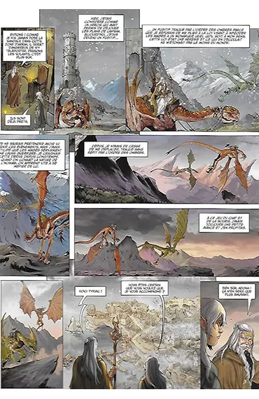 Le monde d'Aquilon - extrait de planche 3