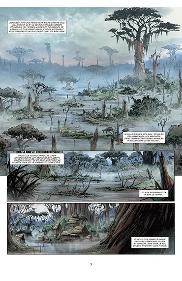 Extrait de planche de la BD Terres d'Ogon