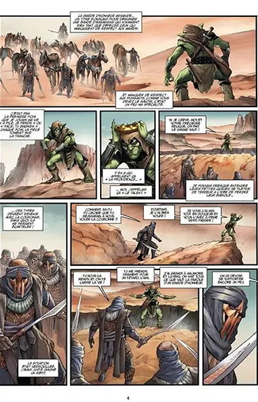 Guerres d'Arran - extrait de planche 2