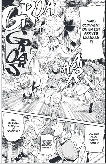 Extrait des premières pages du manga Goblin Slayer Brand New Day