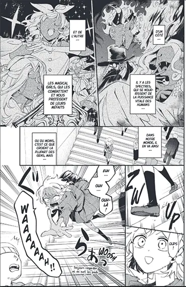 Magical Girl Dandelion - extrait 2 : scène de combat contre un spectre