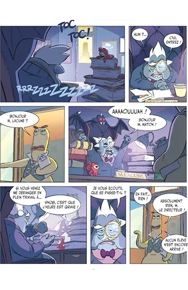 L'école des petits monstres - extrait 2 : planche intérieure
