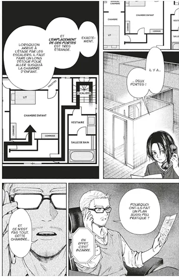 Extrait The Strange House, l'architecte Kurihara analyse les pièces